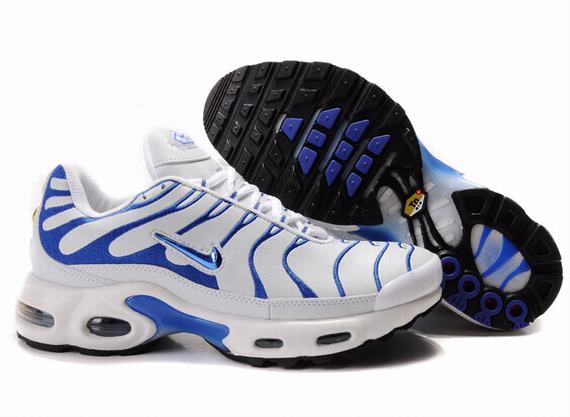 New Men'S Nike Air Max Tn Blue/ White